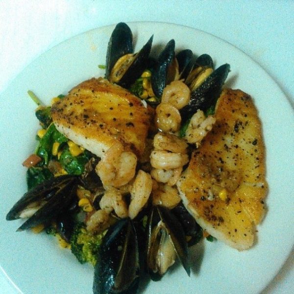 greek style sea bass Rudy’s Pub Join us for Sunday Brunch!